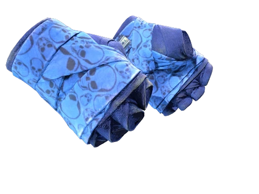 ★ Hand Wraps | Cobalt Skulls (FT)